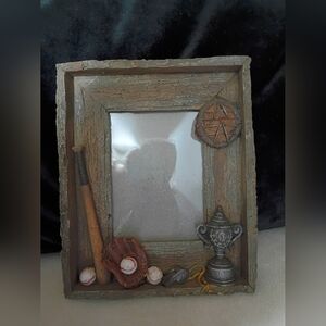Vintage Sports-Themed Picture Frame